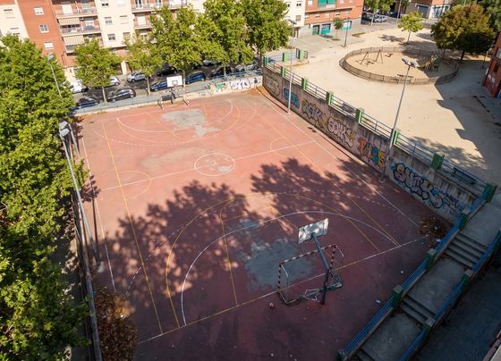 Multipista Virgen de la Paz hoy (simulación IA)